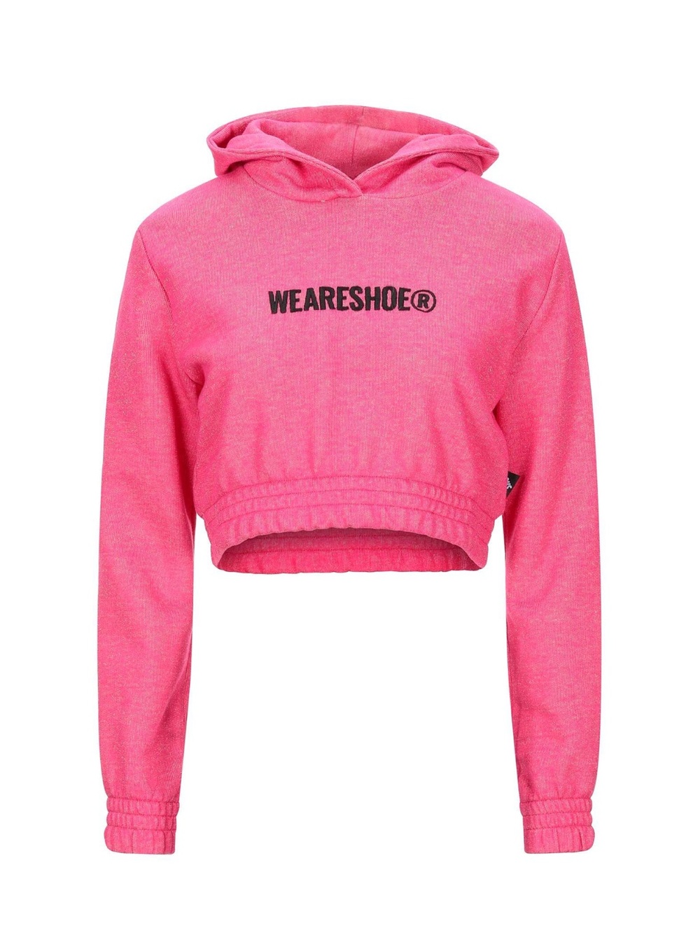 WEARESHOE® Hot Pink Cropped Hoodie